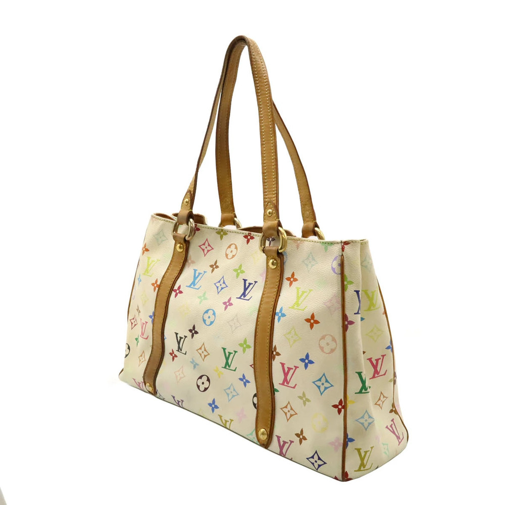 Louis Vuitton Shoulder Blanc Multicolor Tote White Aurelia Bag Monogram White